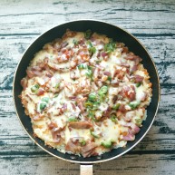 平底锅披萨土豆米饭