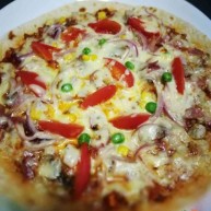 萨拉米白香肠培根薄底披萨平底锅版