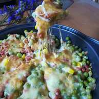 甜脆可口的缤纷披萨