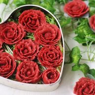 玫瑰花杏仁曲奇饼