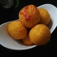 圆土豆爆浆拉丝土豆球