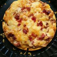 鸭肉培根莓干披萨