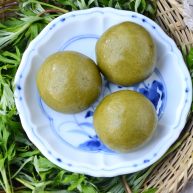 网红咸蛋黄肉松青团