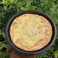 菠萝芝士卷边披萨10寸量