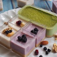 酸奶三色慕斯——有冰箱就能做的蛋糕