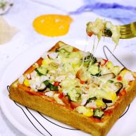 南极磷虾吐司披萨