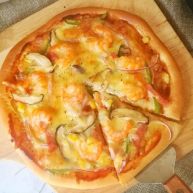 鲜虾火腿披萨