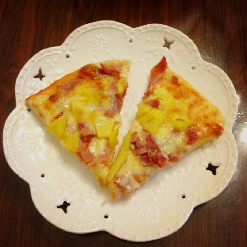 培根菠萝披萨