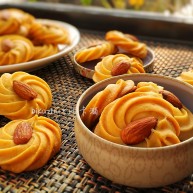 玉米油制作的曲奇照样颜值高口感酥