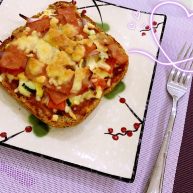 全麦核桃吐司披萨