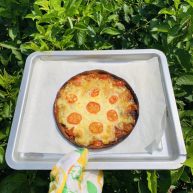 秀气番茄脆底披萨