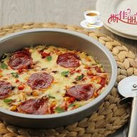 火腿杂蔬红薯披萨