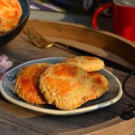 玫瑰花果仁香脆饼