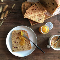 红糖蔓越莓吐司