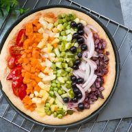 全麦彩虹披萨无糖无油减脂增肌必备