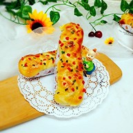 香葱火腿沙拉面包