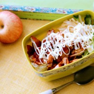 幸福便当沙拉烤肉拌饭