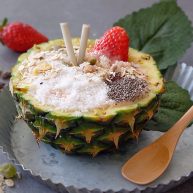 凤梨酸奶燕麦低脂代餐