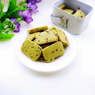 甜味抹茶蔓越莓饼干
