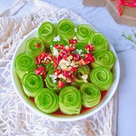 凉拌黄瓜卷