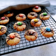 万圣节蜘蛛饼干