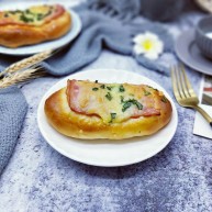 香葱培根芝士面包