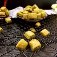 早餐抹茶香脆豆