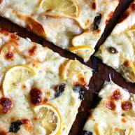 烟熏意大利干酪柠檬披萨