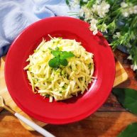 健康饮食之清清爽爽小葱虾皮拌茭白