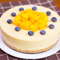 免烤箱蛋糕零失败芒果慕斯蛋糕