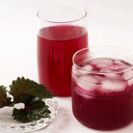 夏日冰饮紫苏柠檬汁