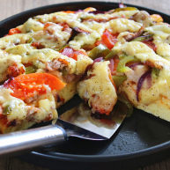 鸡胸肉肠仔披萨