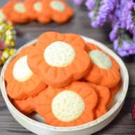 黄金芝士太阳花饼干