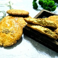 香脆可口花生仁版桃酥