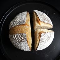 天然酵种割口欧包