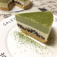 抹茶芝士慕斯蛋糕