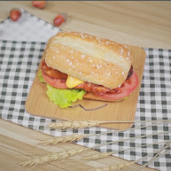 芝士家常做法大全芝士鸡肉汉堡