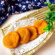 甜味＃南瓜豆沙饼