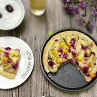 美味的水果披萨