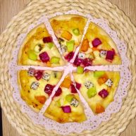 甜味缤纷水果披萨