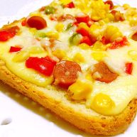 简易快手早餐吐司披萨