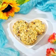 又香又酥的黑芝麻杂果干桃酥