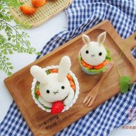 米菲兔杯子趣味餐