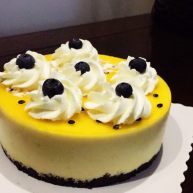 百香果芒果流心慕斯