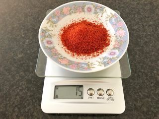 3、芝士辣烤年糕,15g韩国辣椒粉，