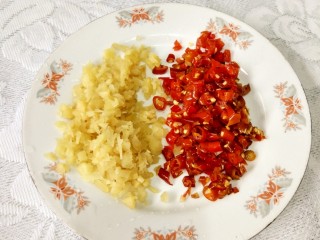 4、红烧三角峰,剁碎