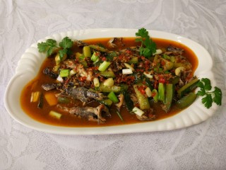 22、红烧三角峰,洒香菜，真的好好吃哦！