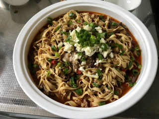 39、水煮千张,撒上葱叶末