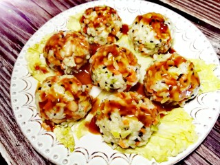 17、饭团子,五彩饭团子成品图