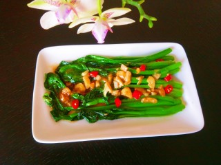 13、蚝油芥兰,成品图